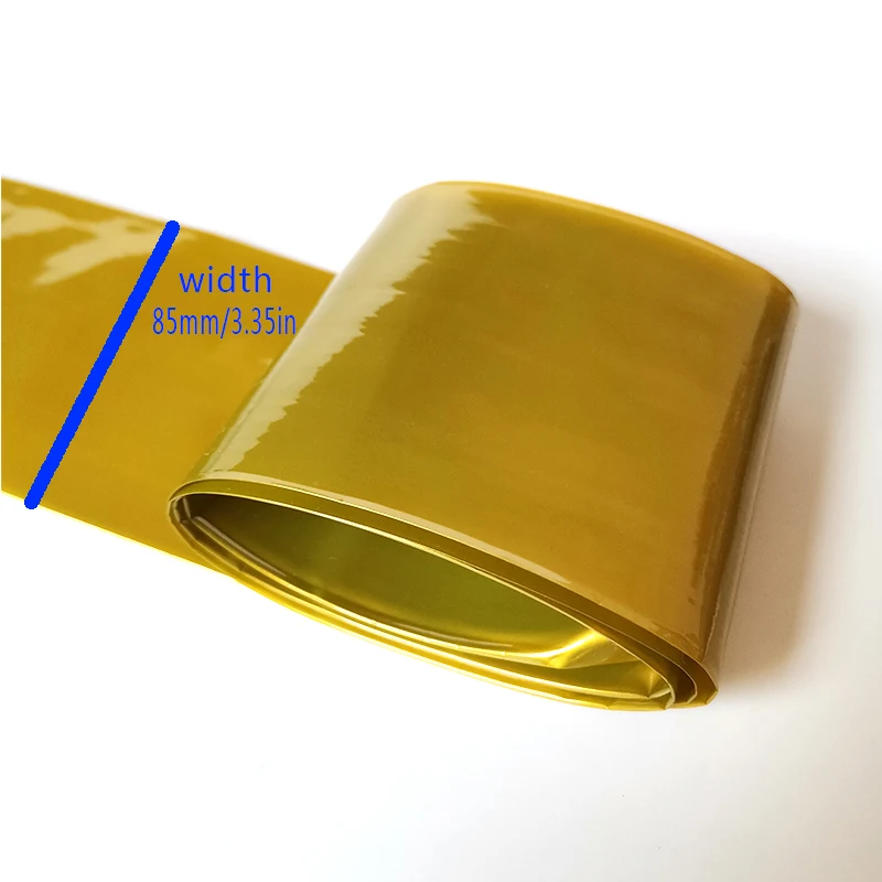 Golden Green Width 85mm Plastic Sausage Casing 1-10 Meters Meat Packing Tools Casing For Sausages Meat Filling Tools Ham Salami