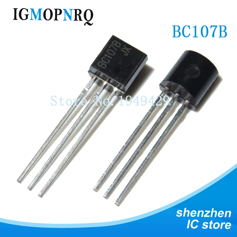 10pcs BC107B TO-92 BC107B BC108B BC109B TO-92 BC237B BC107 BC108 BC109 BC237 TO92 Transistor