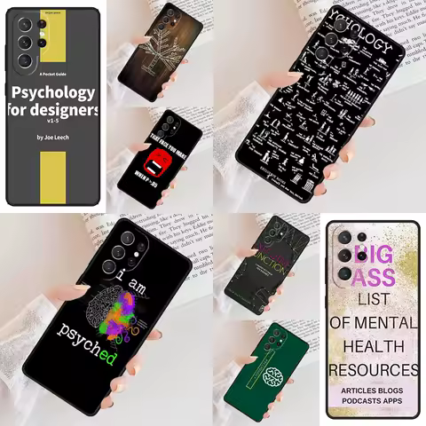 Impressive Psychologist Profession Phone Case For Samsung Galaxy S24 S23 S22 S21 Ultra S10 Note 10 Pro S20 Plus FE S9 S8 Cover