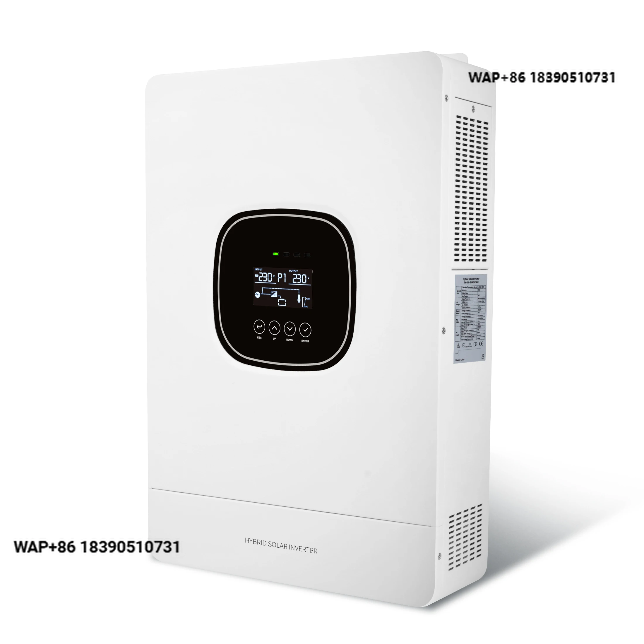 3KW 3600W 24v One-in-One Solar Inverter 220V Pure Sine Wave Solar Inverter with 100A Controller