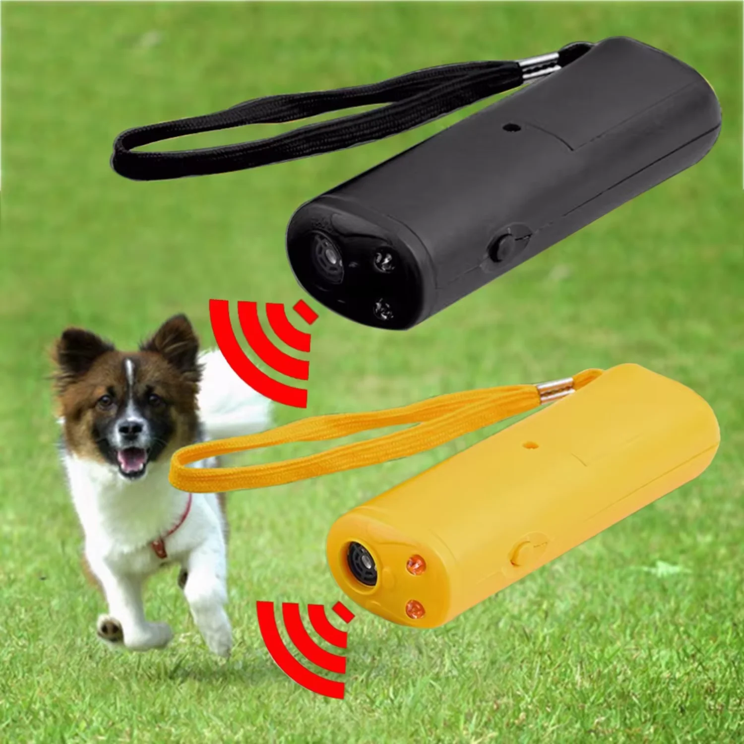 

1pc Pet Dog Training equipment Ultrasound Repellent 3 in 1 Control Trainer Device Anti Barking Stop Bark Deterrents