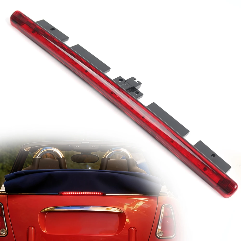 Replacement Rear High Mount Stop Lamp Third Brake Light Fit Mini Cooper R52 Convertible 2005-2008 63256961015 63256961016