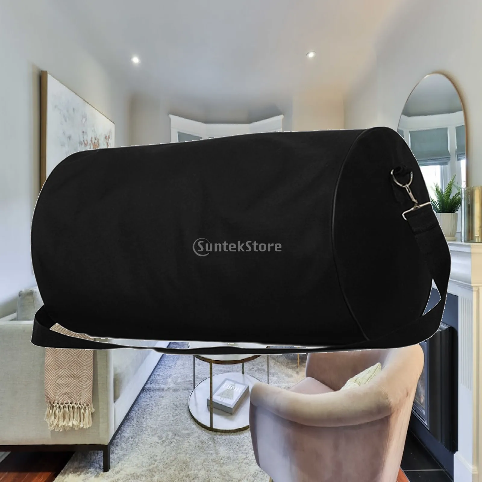 

Large Capacity Roller Skate Bag Canvas Protective Skating Accessory for Children Adults Travel Sports