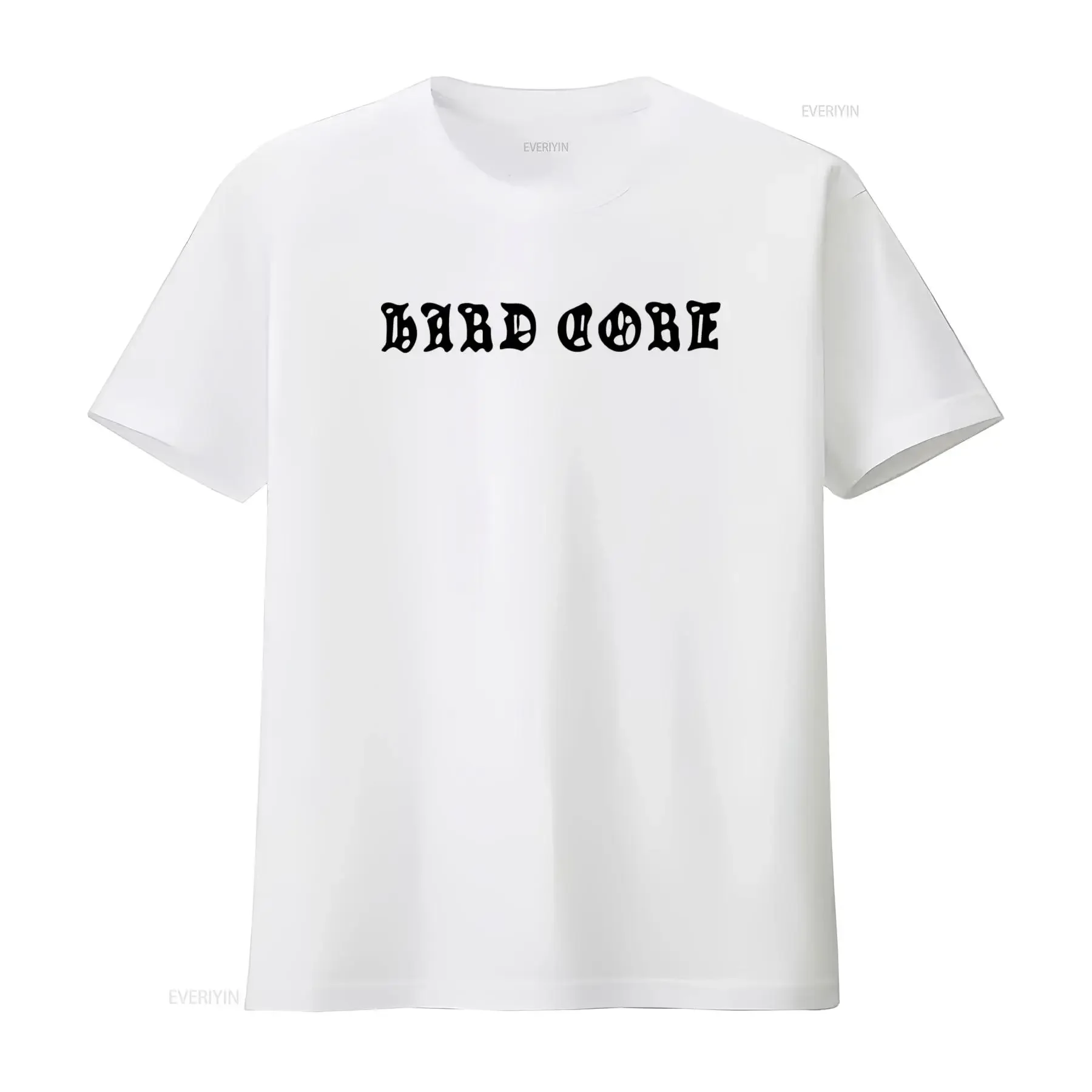 Misbhv Hardcore Print T Shirt for Men Size Large 424 vintage Washed Stylish streetwear fashion Breathable Casual Versatile