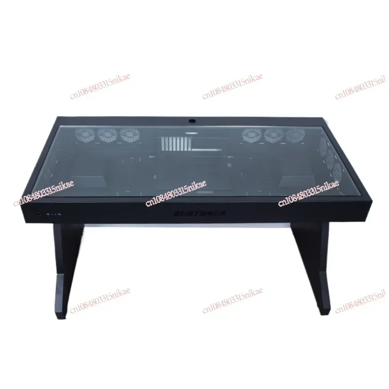 Computer Case Integrated Table High-end Desktop Fully Transparent Big Case Cool Sci-fi Water-cooled Esports Table