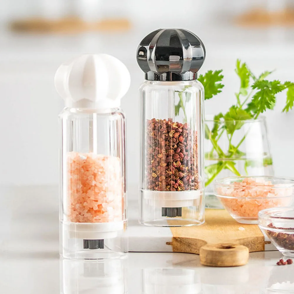 

1Pcs Manual Pepper Grinder- Acrylic Salt and Pepper Shakers Adjustable Coarseness by Ceramic Rotor Kitchen Accessories