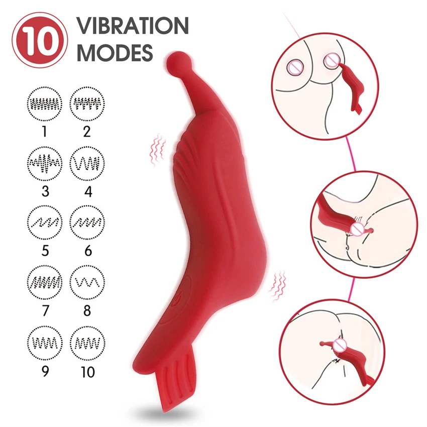 Finger Vibrator G Spot Clitoris Stimulator Nipple Massager Powerful Vibro Women Vibrating Dildo Satisfayer Masturbation Sex Toys