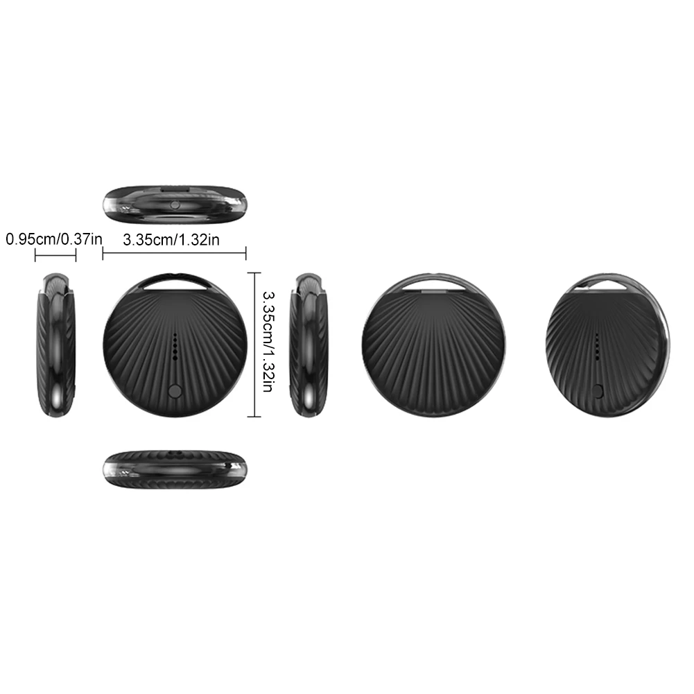 Pelacak udara pencari Item yang kompatibel dengan Bluetooth dengan suara bekerja dengan Apple Find My APP Luggage Tracker tahan Air untuk kunci Dompet