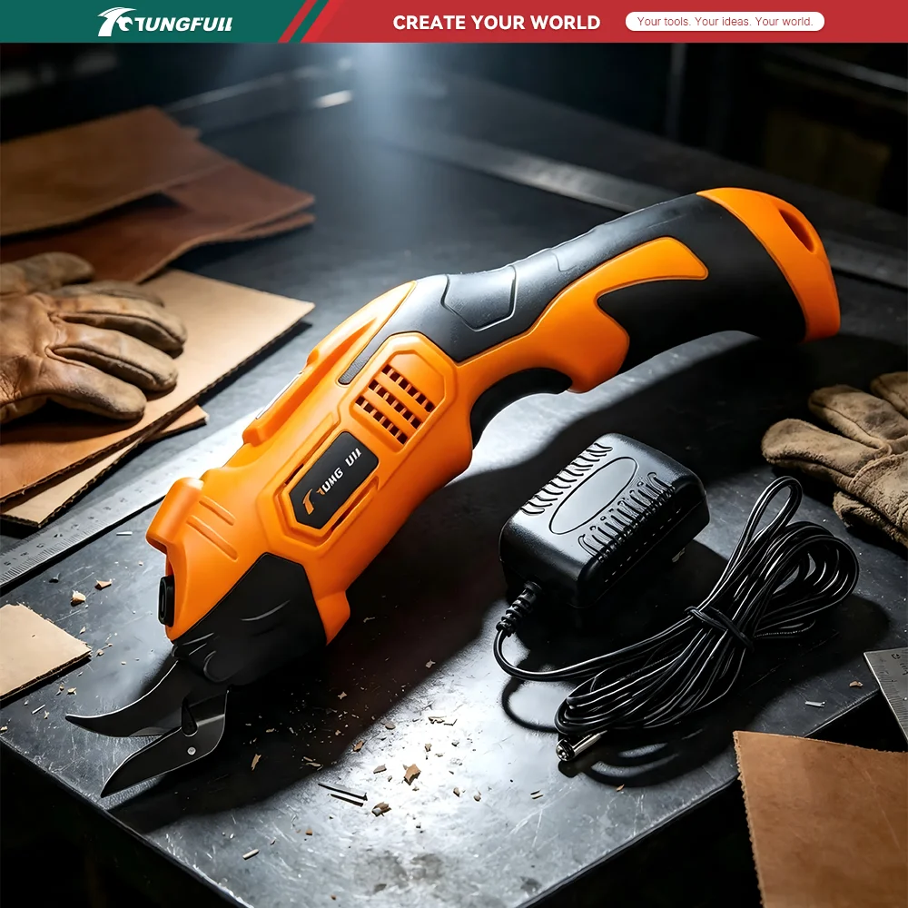 3.6V Cordless Rechargeable Electric Scissors Battery Cutter 6 3.6V Cordless Rechargeable Electric Scissors Battery Cutter