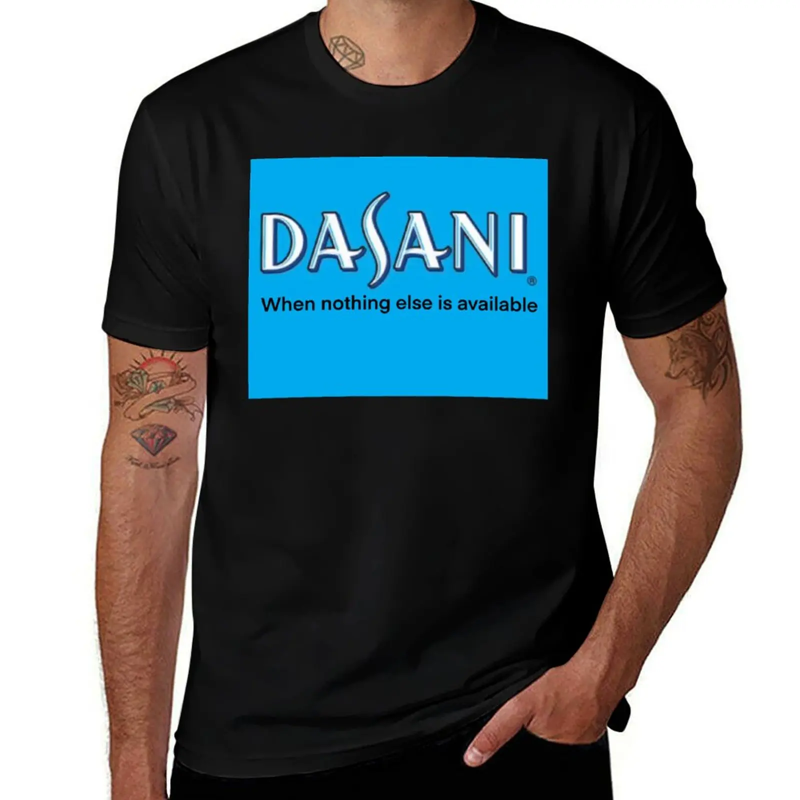 

Dasani T-Shirt cotton t shirts man 100% t shirt man cotton anime tshirt T-Shirt