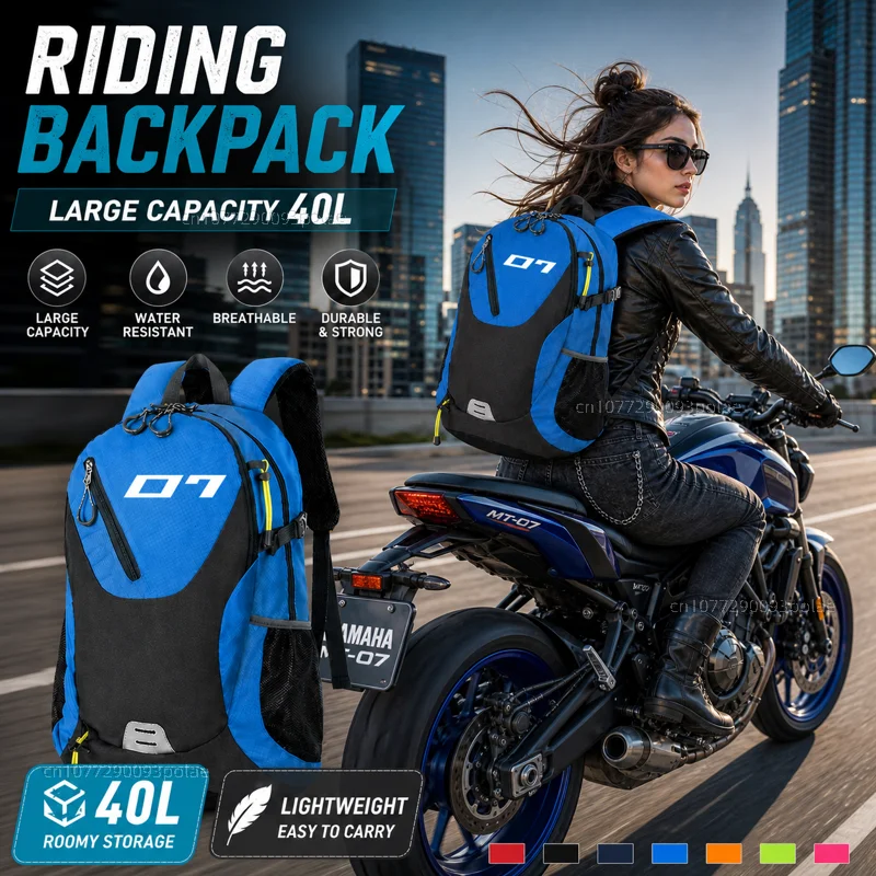 40L large capacity motorcycle backpack waterproof