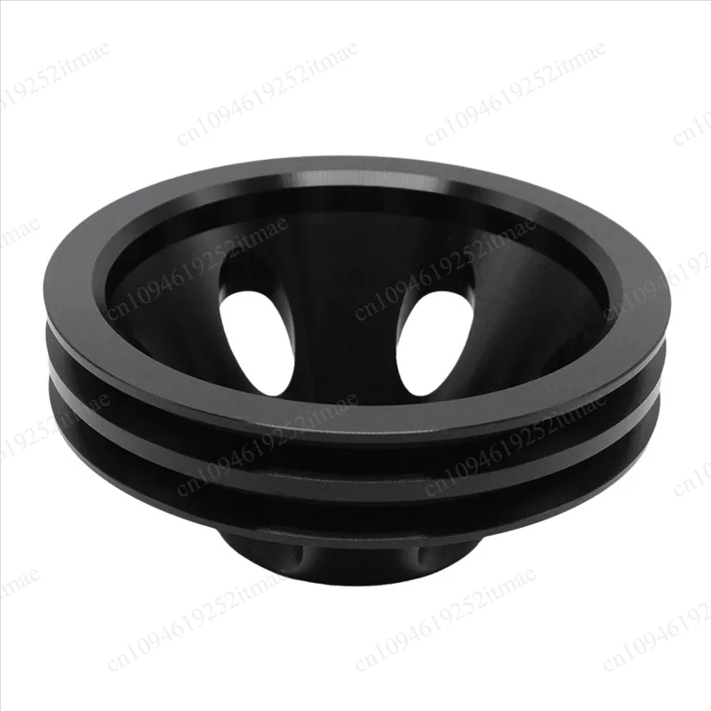 Short SWP Water Pump & Black 2 Groove Pulley for Big Block 396 454