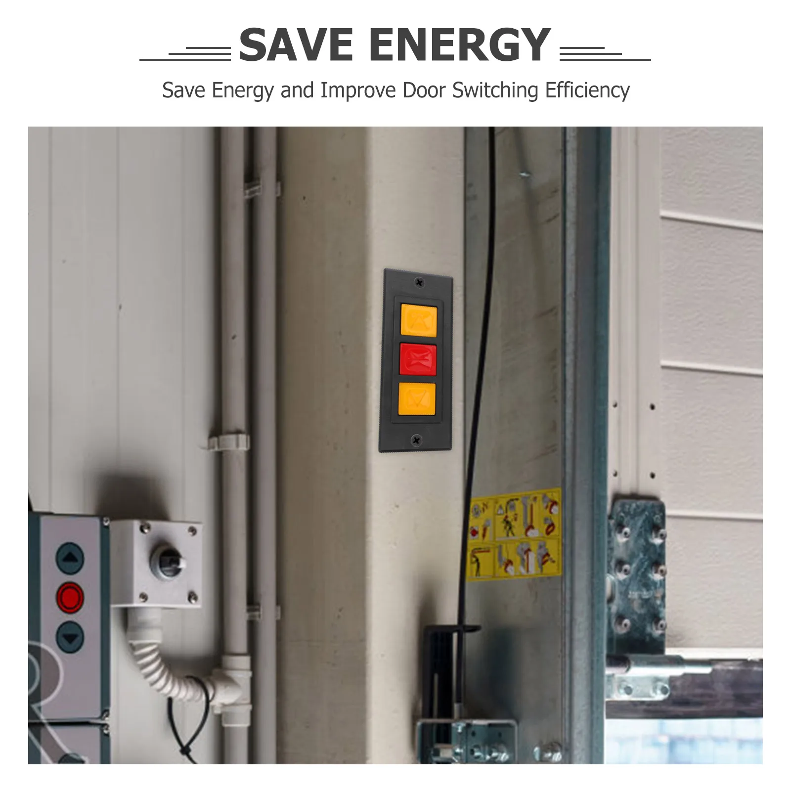 

Electric Door Switch For Roller Shutter Garage Controller Wall-Mounted Universal Button Replacement Commercial Opener