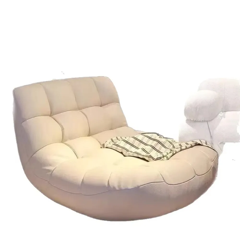 Sofá perezoso, oruga pequeña para dormitorio, pue tumbarse y dormir, sofá pequeño individual, silla  ocio Tatami reclinable