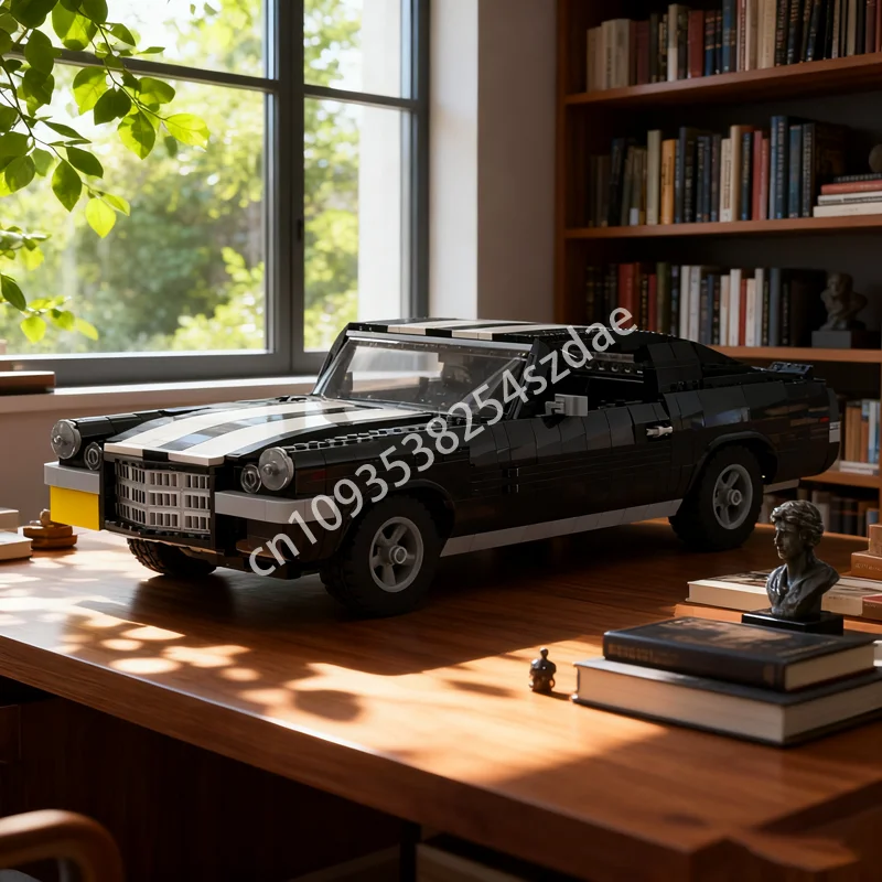 

1791pcs MOC Chevroleteed Camarosn Creator Model Building Blocks Christmas Gifts Architecture DIY Toys Creative Idea Brick Kids