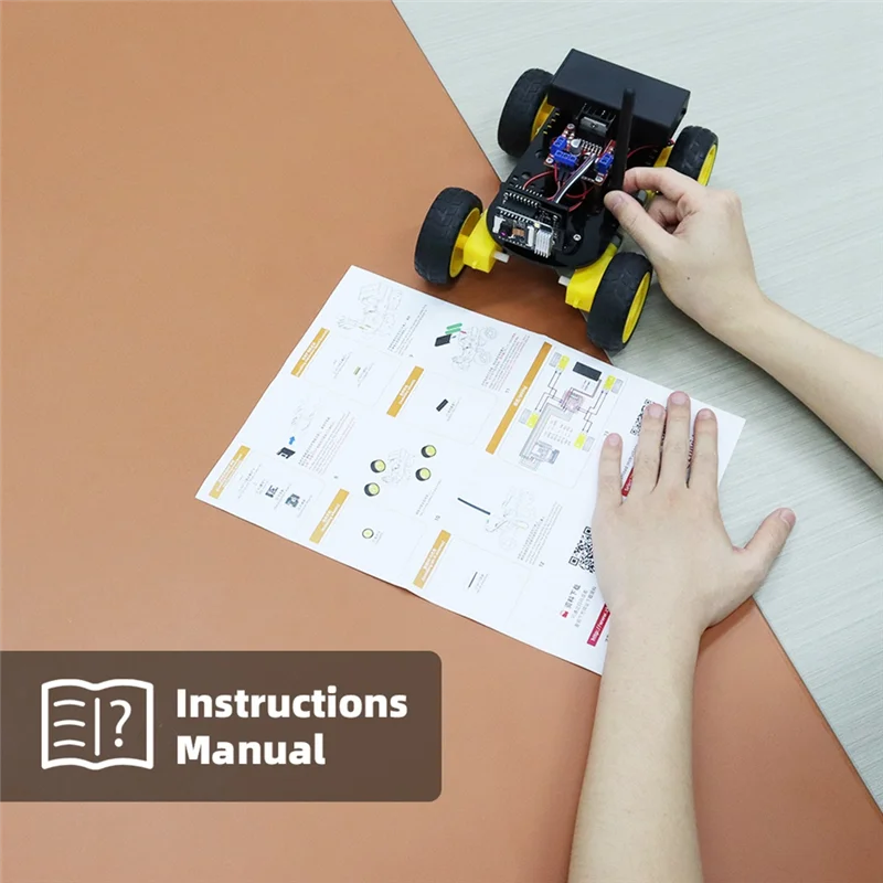 sqpp-4wd-smart-robot-car-esp32-kit-di-automazione-wifi-per-la-programmazione-arduino-robot-esp-con-kit-di-codifica-per-l'apprendimento-dell'antenna