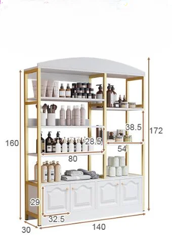 Cosmetics display cabinet Beauty salon skin care display rack