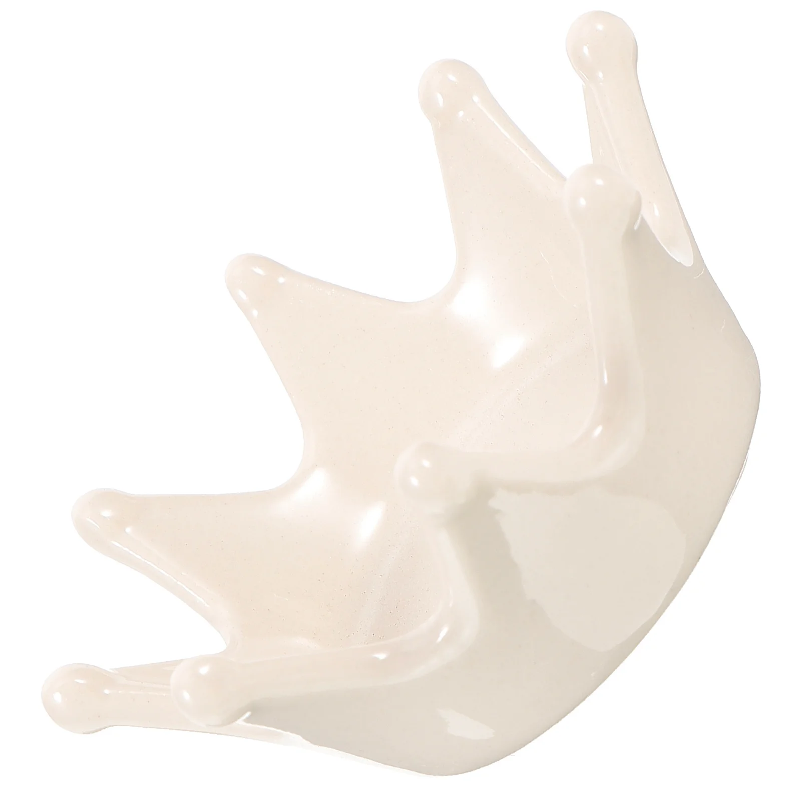 Keramik-Schmuckschale in Kronenform, elegantes Schmuck-Organizer-Tablett, Schmuckstück-Display für Halsketten, Ringe, Armbänder, Heimdekoration