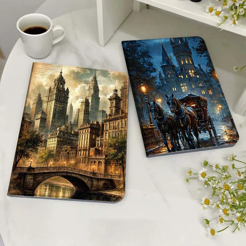 

Vintage City Bridge View Tablet Case For Legion Xiaoxin Pad Y700 K10 M10 P11 K11 Pro Plus 10.6 11.5 Inch 2021 2023 2025