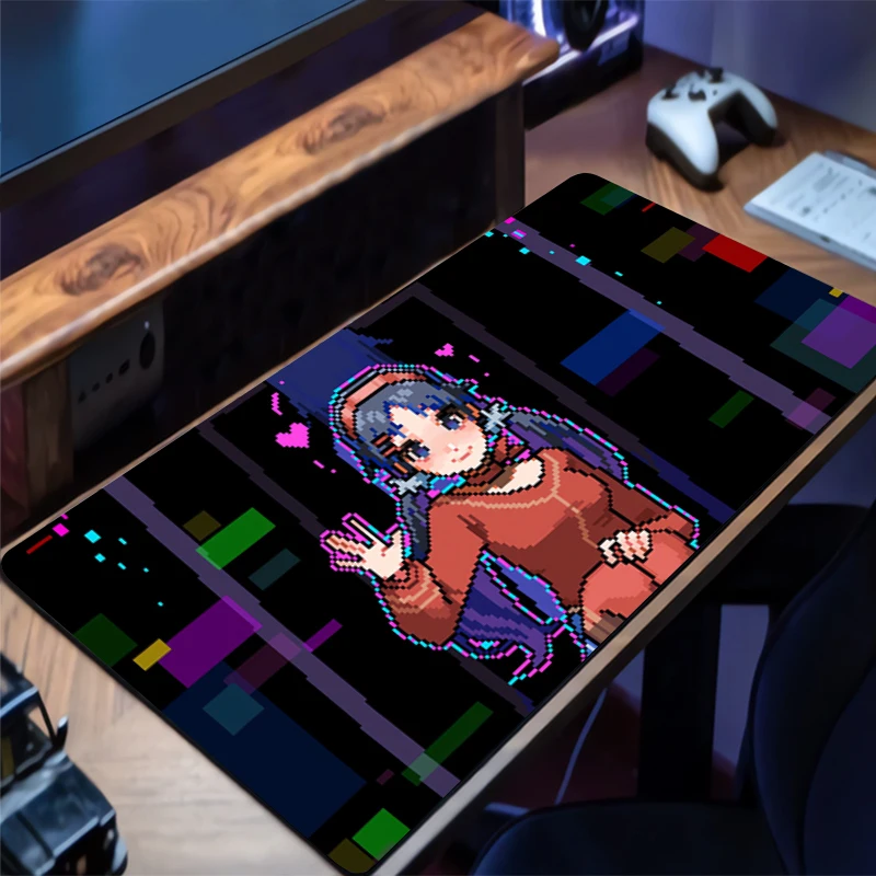 Alas Mouse Gaming Aksesori M-miSide Alas Meja Keyboard Gamer Kantor Alas Mouse Anime Game PC Besar Antiselip