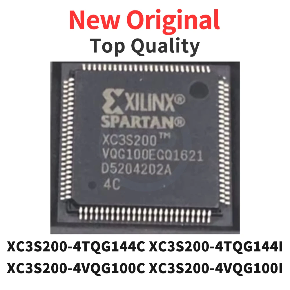 

1 Piece XC3S200-4TQG144C XC3S200-4TQG144I XC3S200-4VQG100C XC3S200-4VQG100I QFP New Original