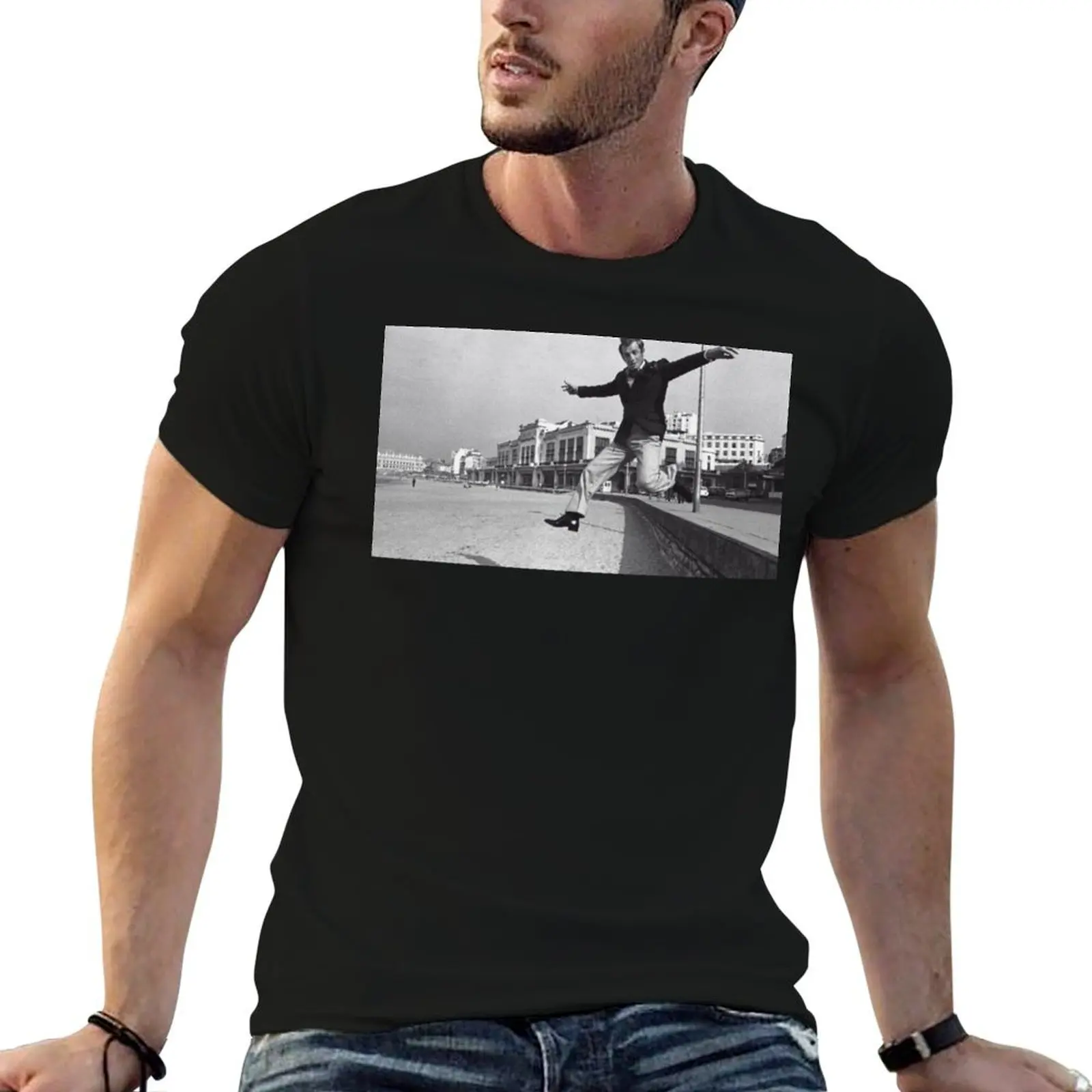 Camiseta Jean Paul Belmondo, camisetas para hombre, camiseta de algodón para hombre, camiseta gráfica para hombre, camiseta 100 por ciento algodón