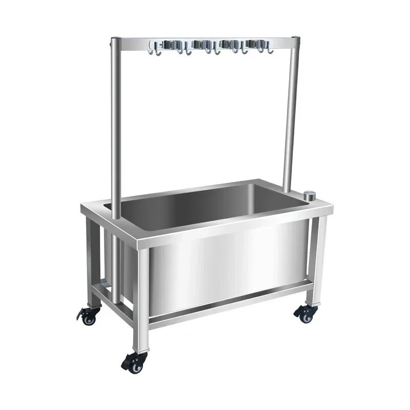 Stainless Steel Rack Bathroom Balcony Pool Movable Floor Ceiling Mop Drain