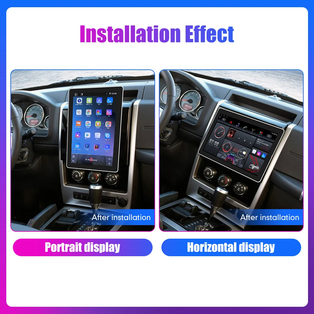 11.5 Inch Rotatable Vertical Screen Car Radio， 2Din Android Multimedia DVD Player GPS Navigation Autoradio Carplay Android Auto