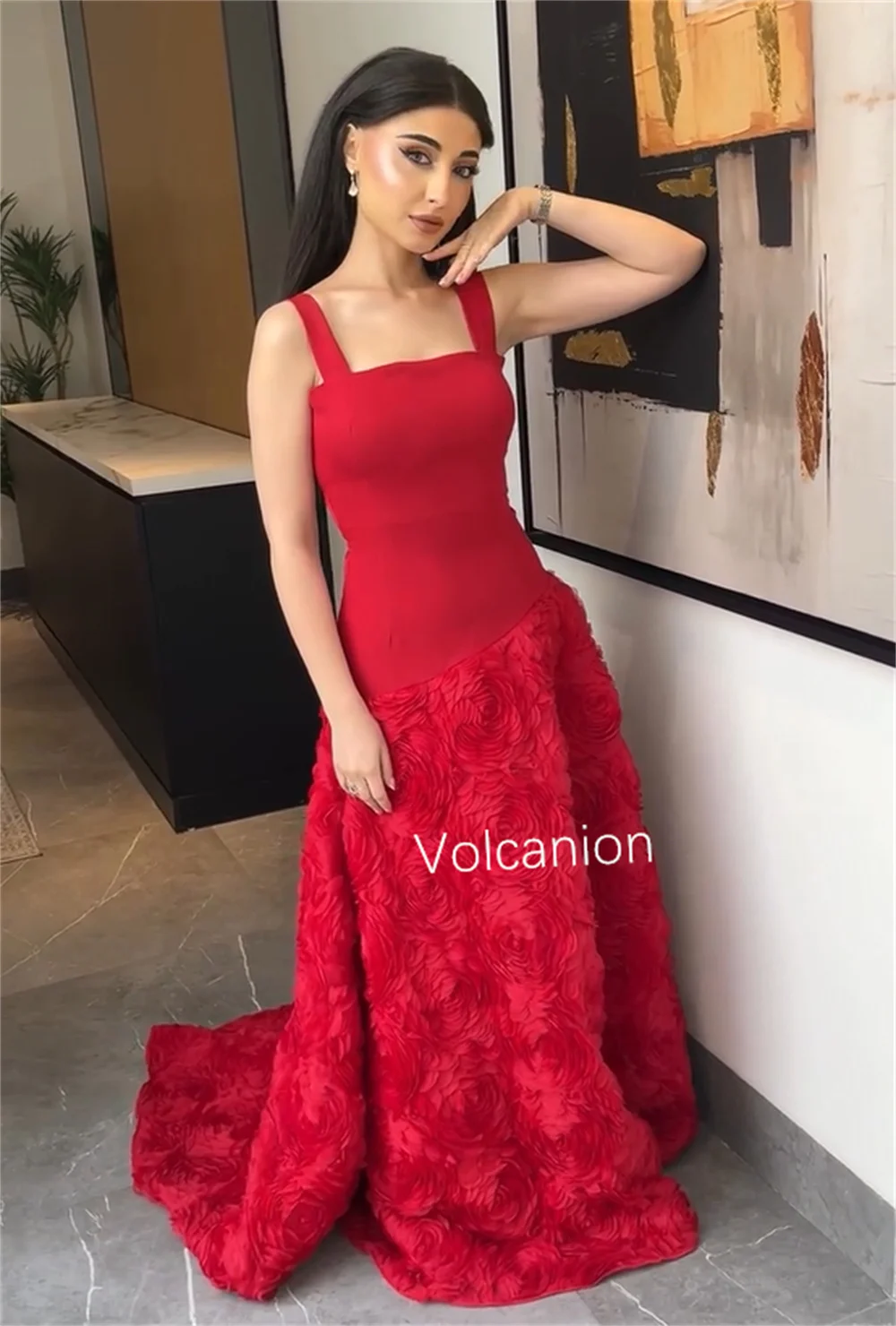 Классические длинные платья трапециевидной формы без бретелек с цветочным принтом по индивидуальному заказу, простой современный стиль