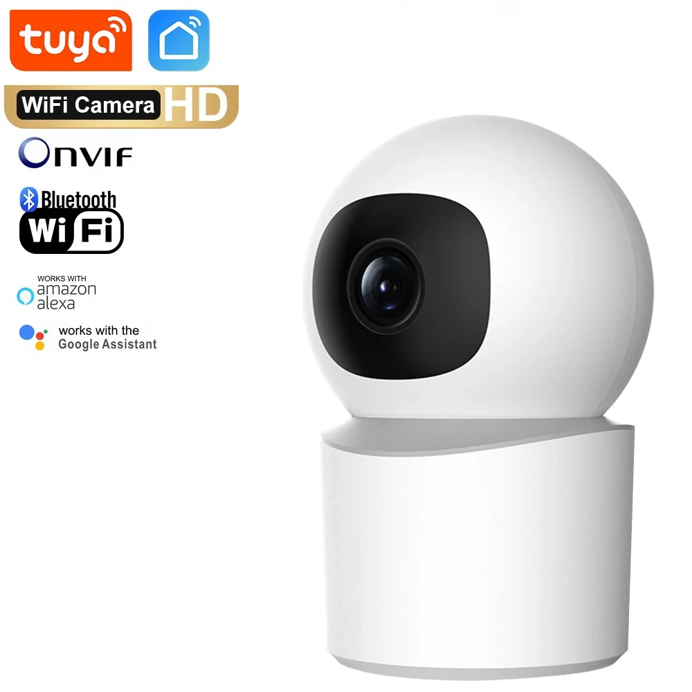 WiFi Camera Indoor Tuya Smart Life HD Mini Wireless Security Home CCTV Surveillance Camera With Auto Tracking Baby Monitor