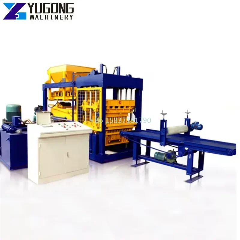 Customized Cinder Block Making Machine Automatic Brick Making Machine Brick Block Making Machine Production Line Ivory Coast