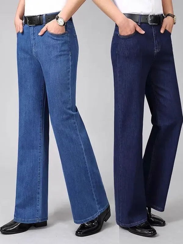 

Мужские свободные брюки с широкими штанинами, весенне-осенние повседневные брюки-клеш прямого кроя, свободный крой, молодежный модный комплект