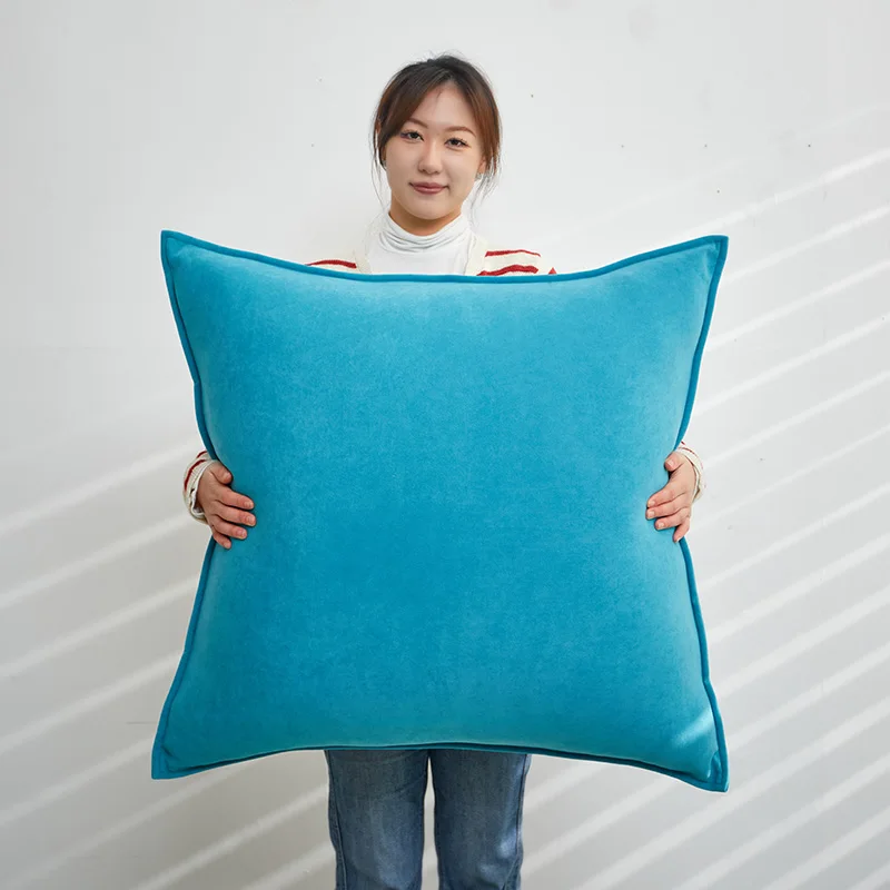 Large Cushion Cover Waterproof Anti Cat ScratchHeadboard Backrest Pillowcase Living Room Dirt Resistant Pillow Cover Protector