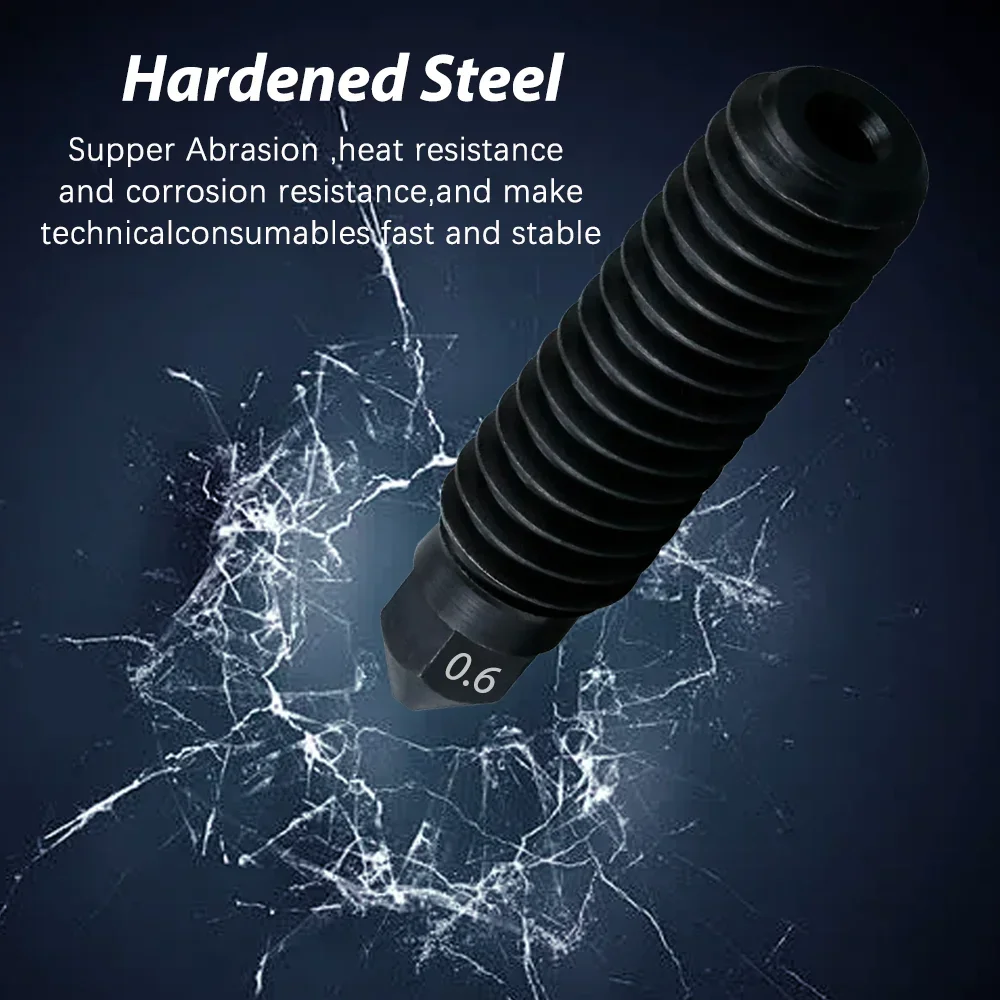 1-10 قطعة ترقية فوهات البركان للمدفعية Sidewinder X3 X4 Plus/Pro/X4 Plus S1 0.4 مللي متر فوهة فولاذية صلبة عالية الجودة