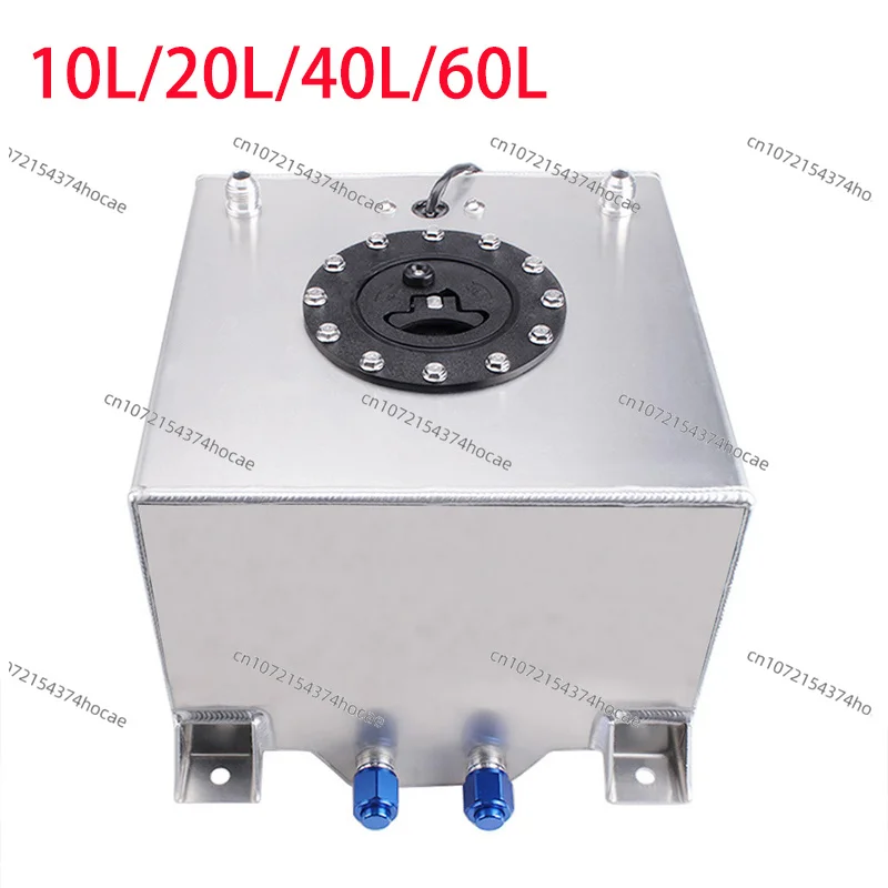 

Universal Aluminum 2.5/5/10/15 Gallon 10/20/40/60Fuel Surge Cell Tank With Cap and Sensor Foam Inside Silver