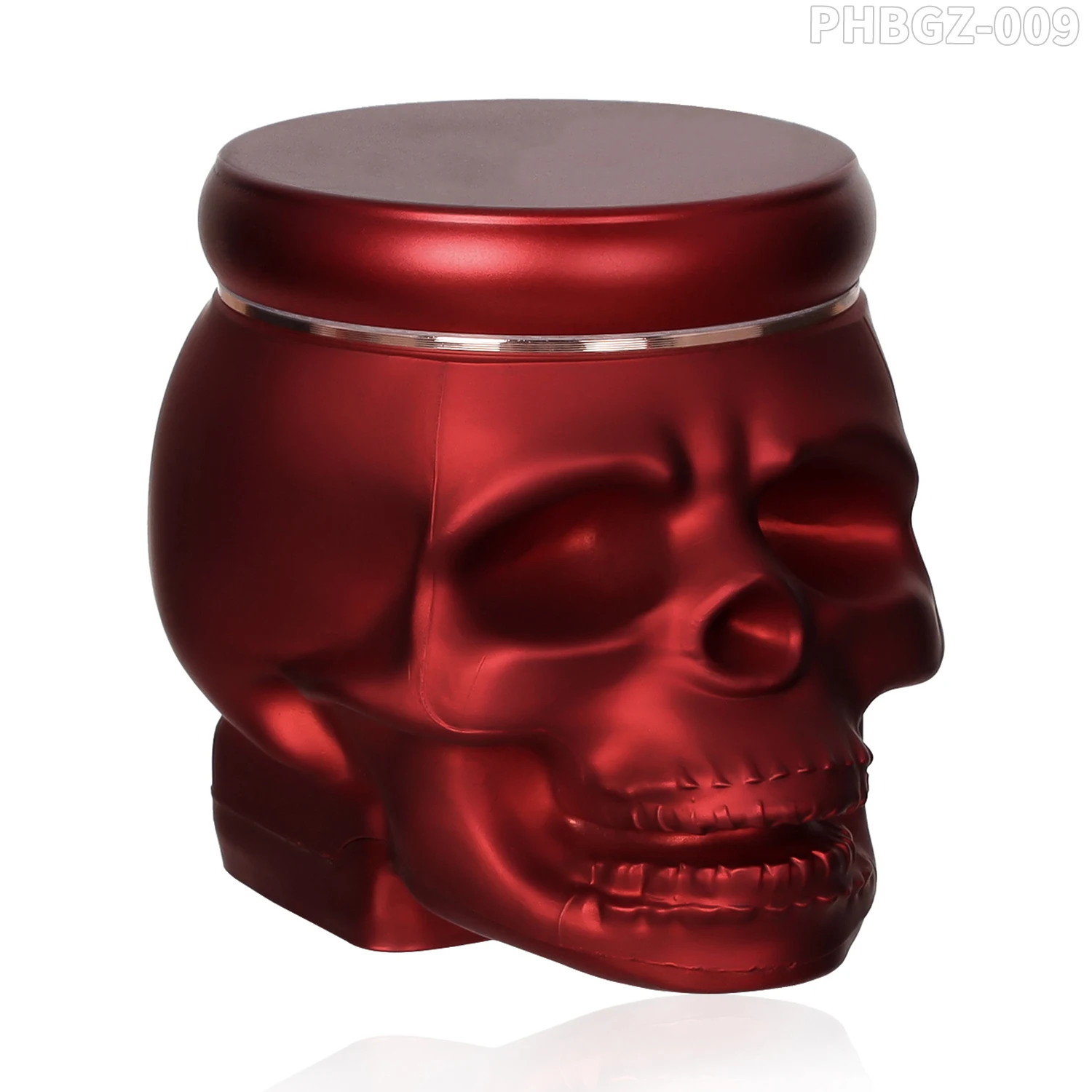 Creative Skull Shape Cigarette Grinder Metal Herbal Storage Tank Portable Manual Herb Medicine Crusher Smoking Accessories