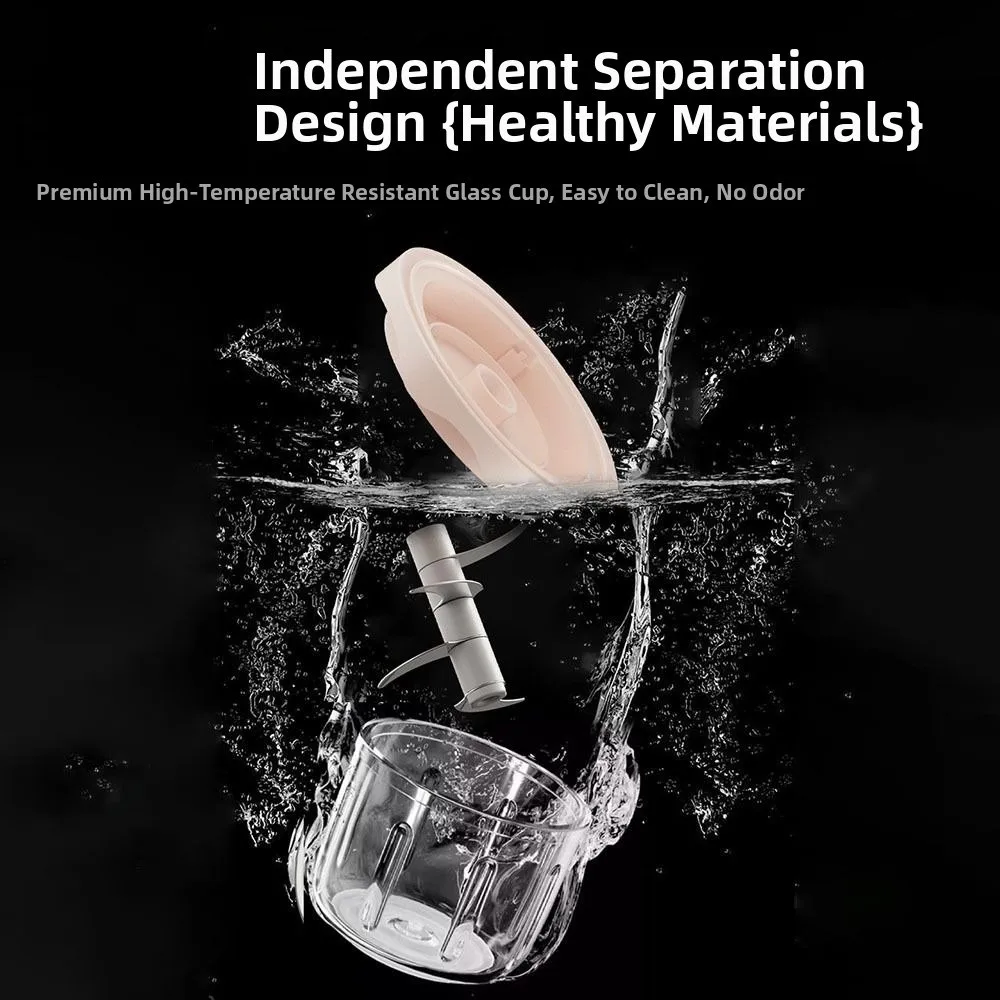 

Портативная мини-пищеварка, многофункциональная беспроводная электрическая измельчитель чеснока, перезаряжаемая мясорубка, кухонные инструменты