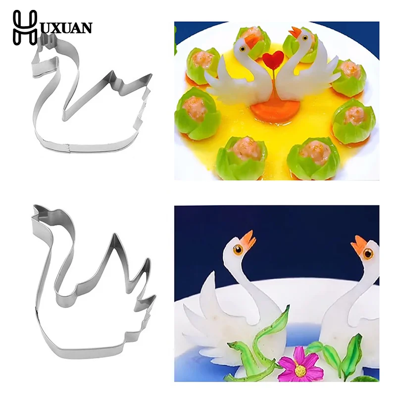 2 Piece Swan Cookie Cutter Sta - Kitchen Appliances For Baking 评论和价格