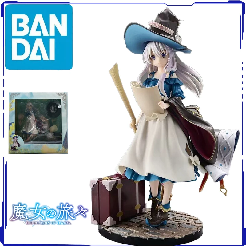 25CM Wandering Witch The Journey of Elaina Anime Figure Action Model Decoration Cartoon Doll  Collection Toy Gift Present Ins