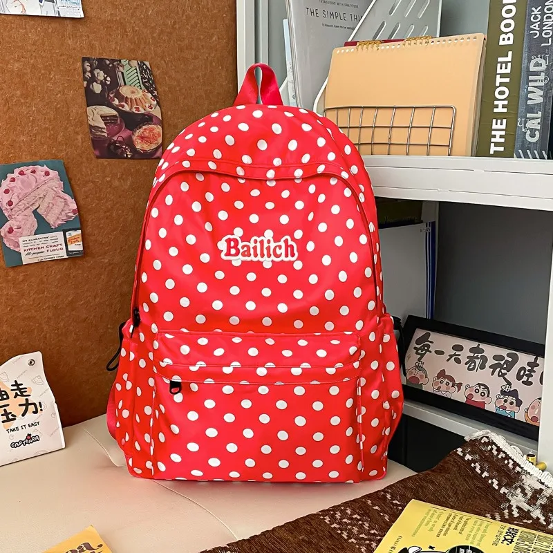 2026 New Student Backpack Fashionable High Quality Women's Storage Backpack Lightweight and Versatile Multi Functional Backpack