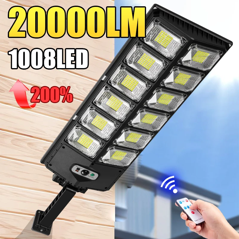 

Most Powerful Solar Light Outdoor Waterproof Solar Spotlight Sunlight Power Garden Wall Light External Solar Lamp Street Light