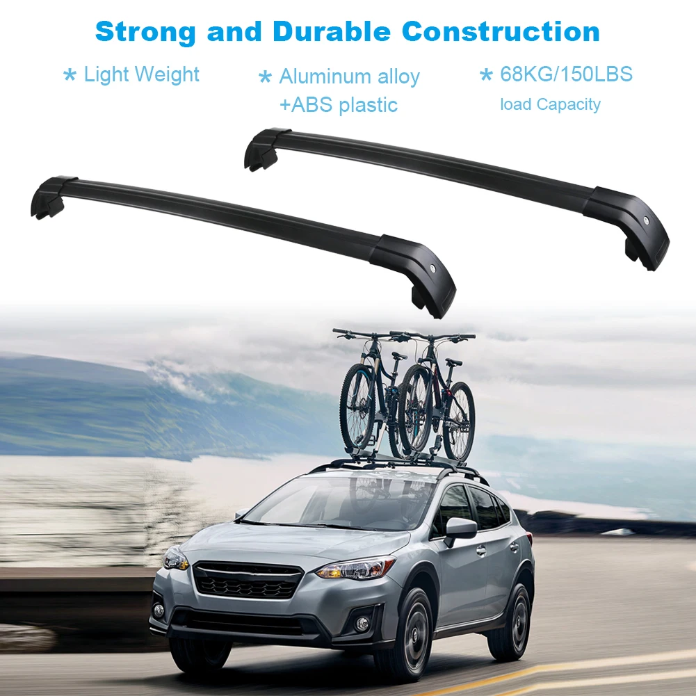 2Pcs Roof Bars for KIA SORENTO 2015-2018 Aluminum Alloy Side Bars Cross Rails Roof Rack Luggage Carrier With Anti-Theft Lock