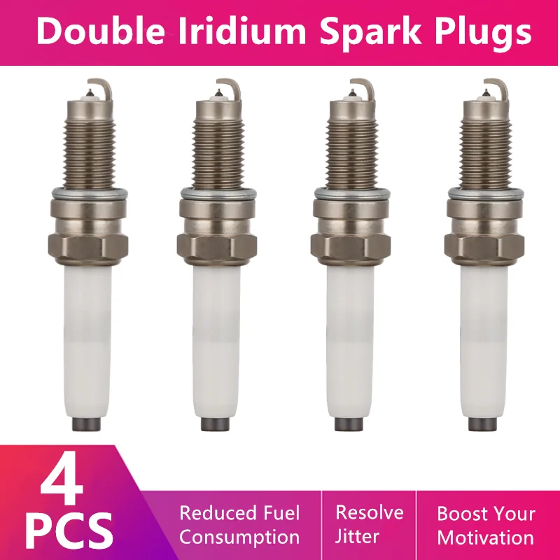 

4pcs / For SAIC Skoda KAMIQ Yeti Double Iridium Spark Plugs / Auto Parts C-65