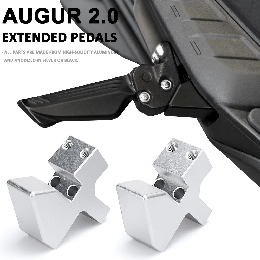 Motorcycle Accessories For Yamaha Augur AUGUR 2.0 New Passenger Footpegs Pedal Rear Foot Cover Extended Footrests