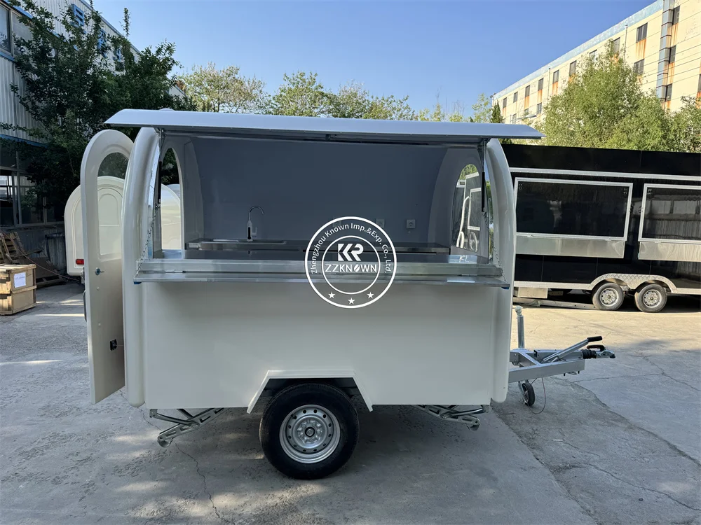 Customized Food Truck Mobile Fully Equipped Street Snack Pizza Cart Ice Cream Fast Food Trucks With Full Kitchen For Sale In Usa