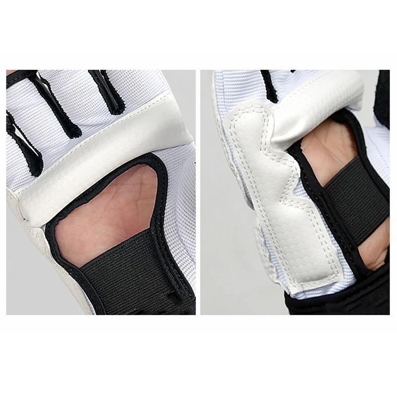 1Set Taekwondo Leder Fuß Handschuhe Sparring Karate Knöchel Schutz Schutz Getriebe Boxen Kampfkunst Socke Kind