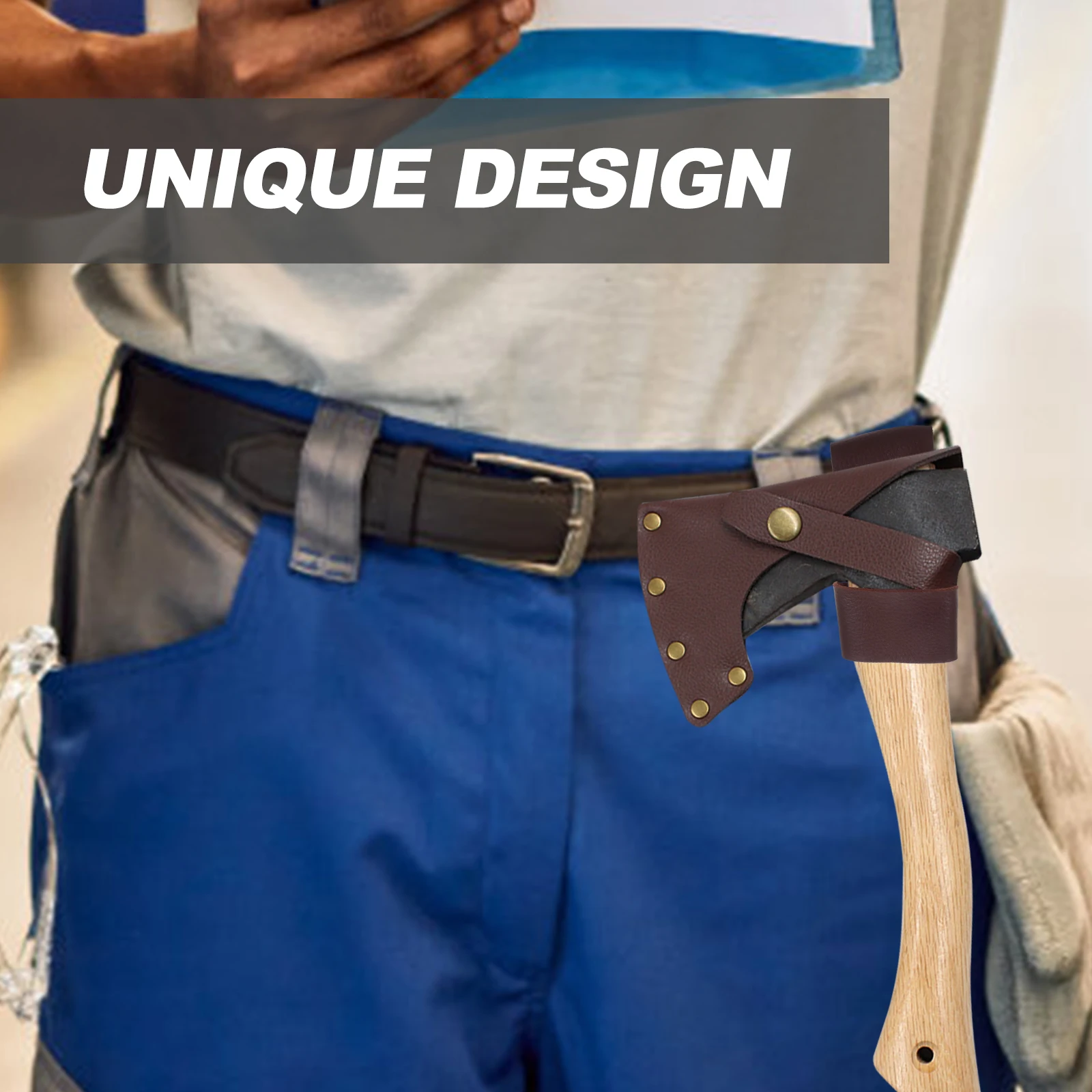 Práctica funda de hacha de estructura simple para todo tipo de actividades al aire libre protección de herramientas