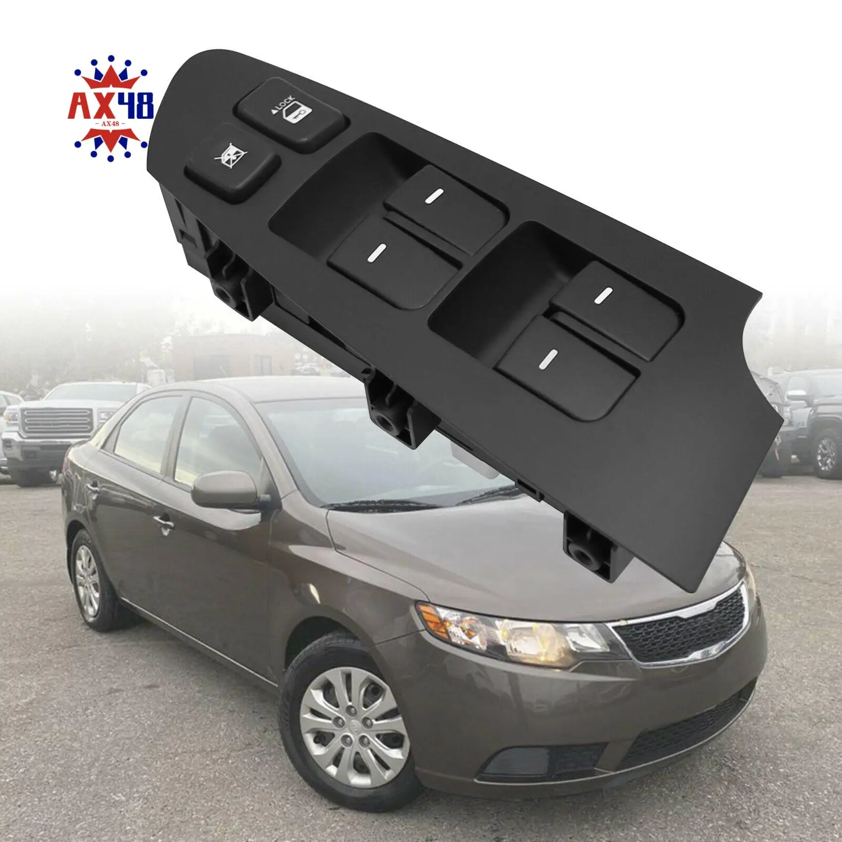 

AX48-Car For KIA Forte Cerato 2010 2011 2012 2013 LH Left Door Driver Side Power Window Switch 93570-1M100WK 935701M100WK