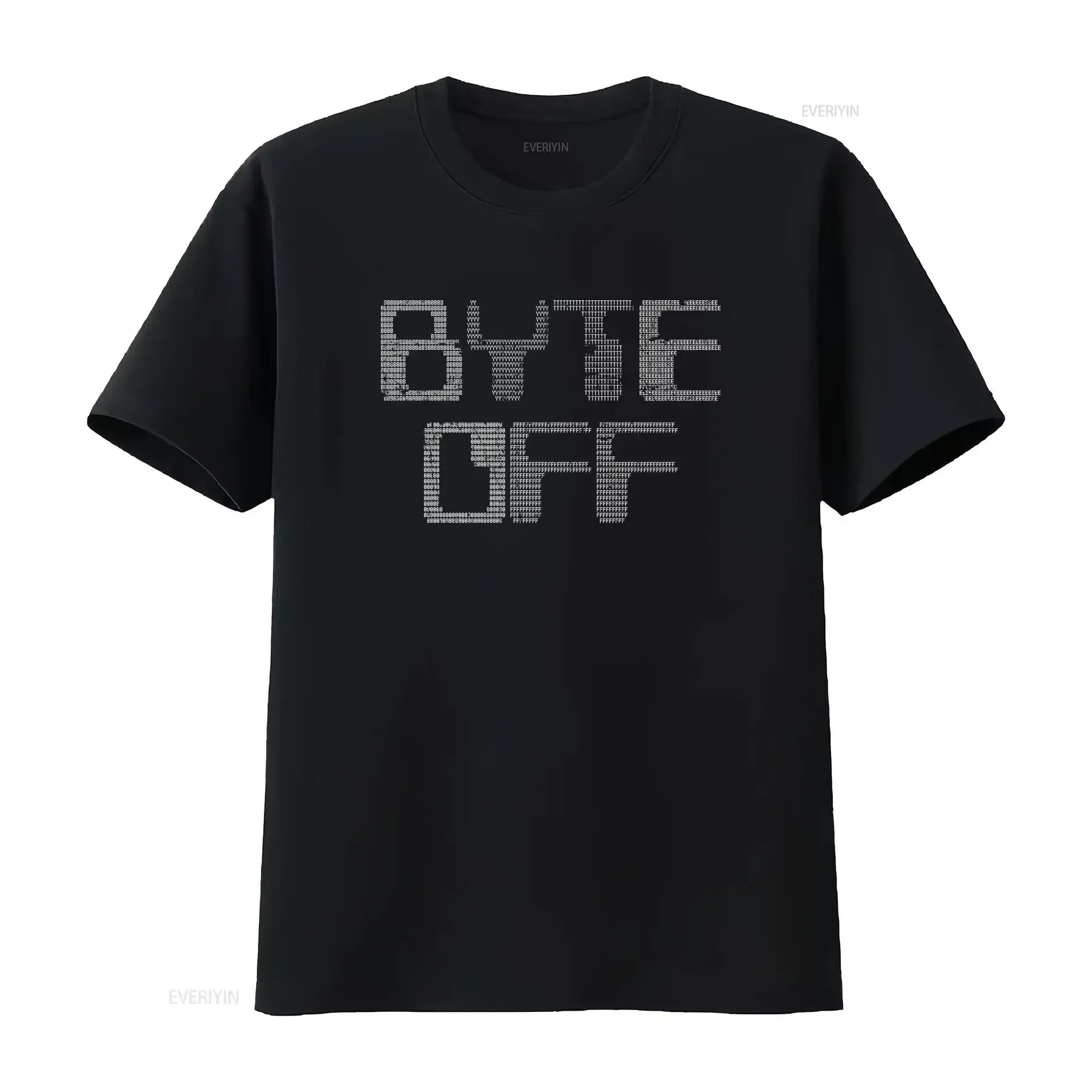 1986 Classic Byte Off ASCII T Shirt Retro Coding Design for Geeks vintage Washed Soft homme Casual Top For Everyday Wear
