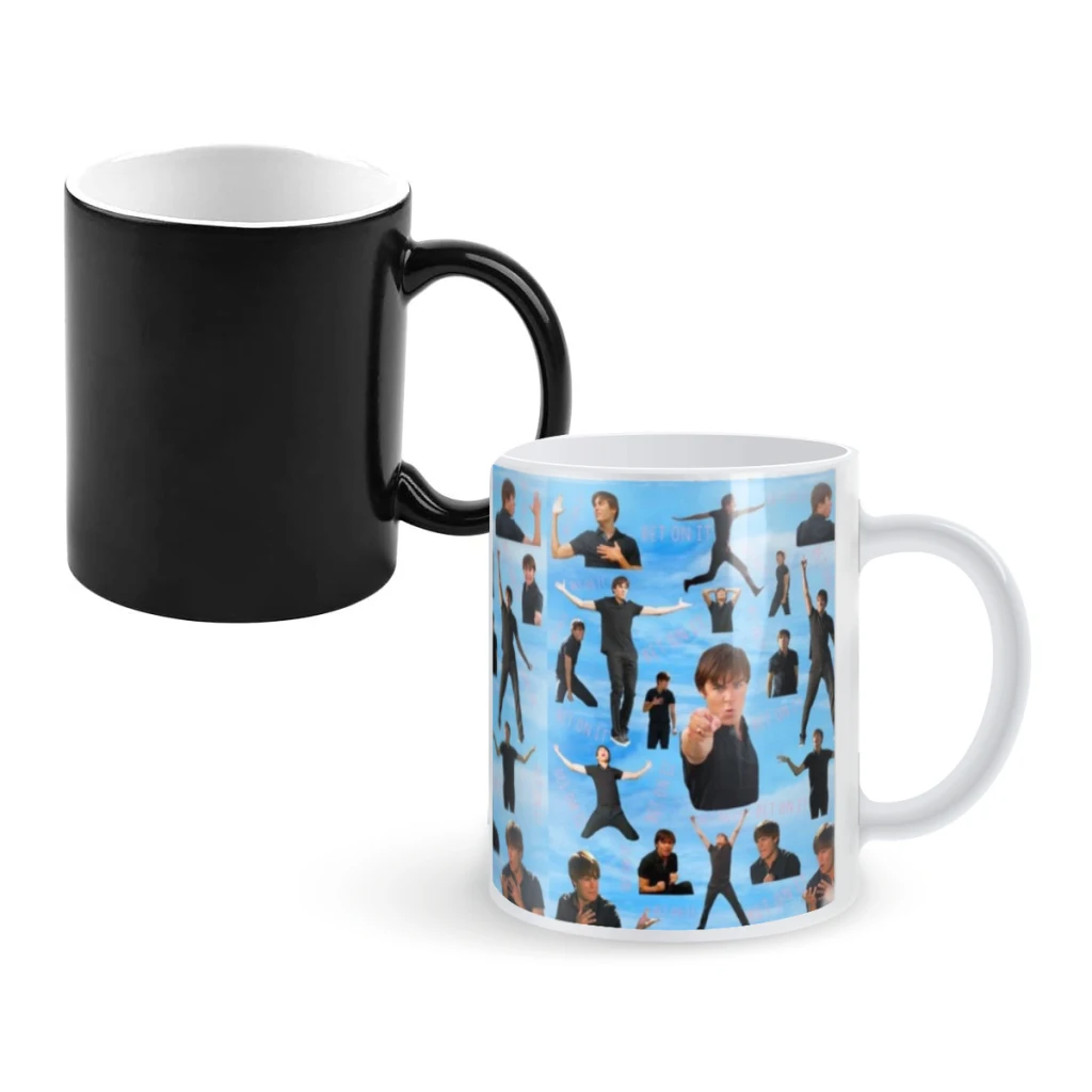 11oz Zac Efron Troy Bolton Bet On It Magic Color Changing Mug Pour in hot water mugs Hot Water Change Color cup